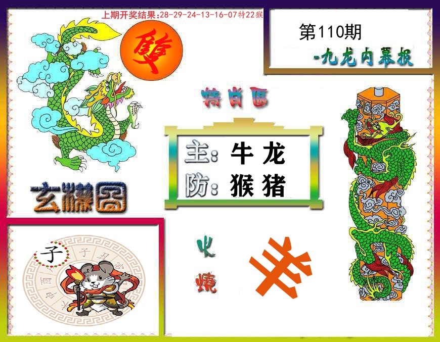 九龙内幕报 第110期