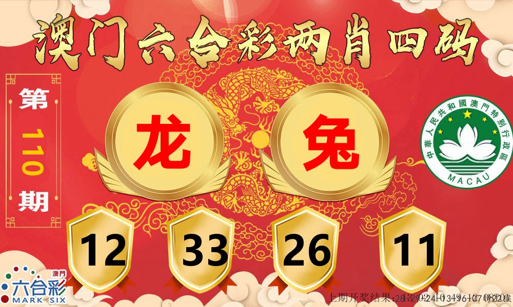 澳门两肖四码 第110期
