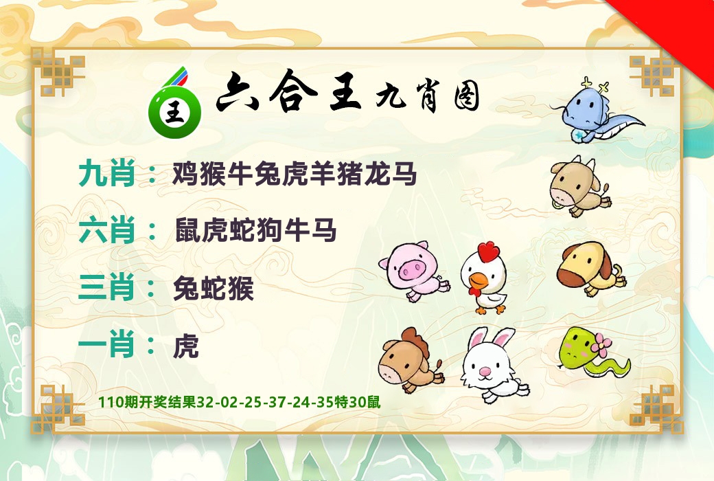 六合王九肖图 第111期
