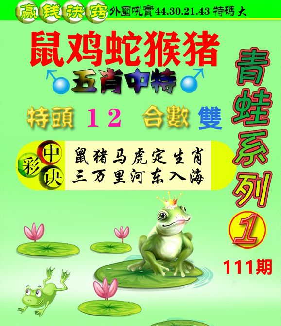 青蛙彩图 第111期