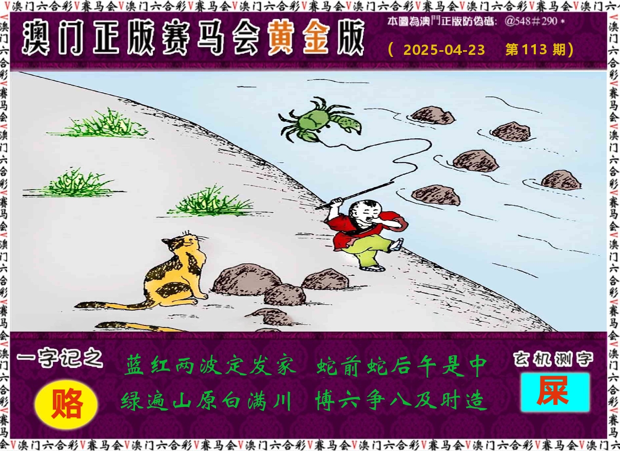 赛马会黄金版 第113期