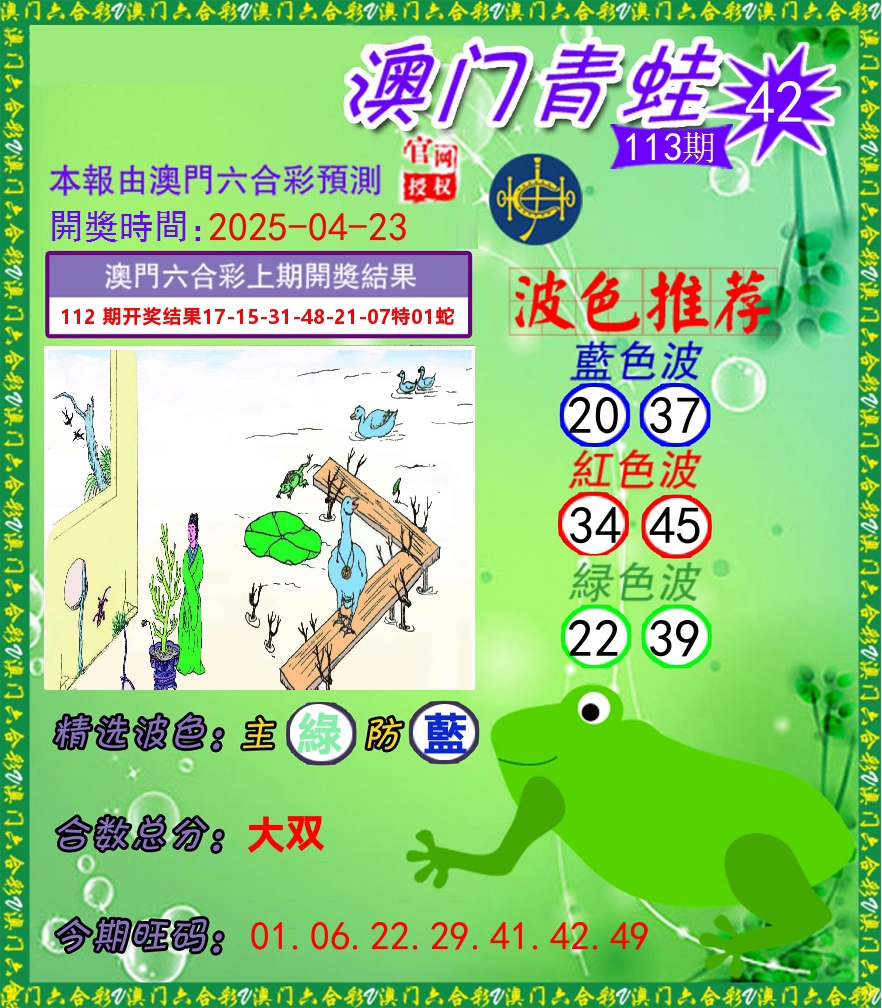 青蛙系列42 第113期