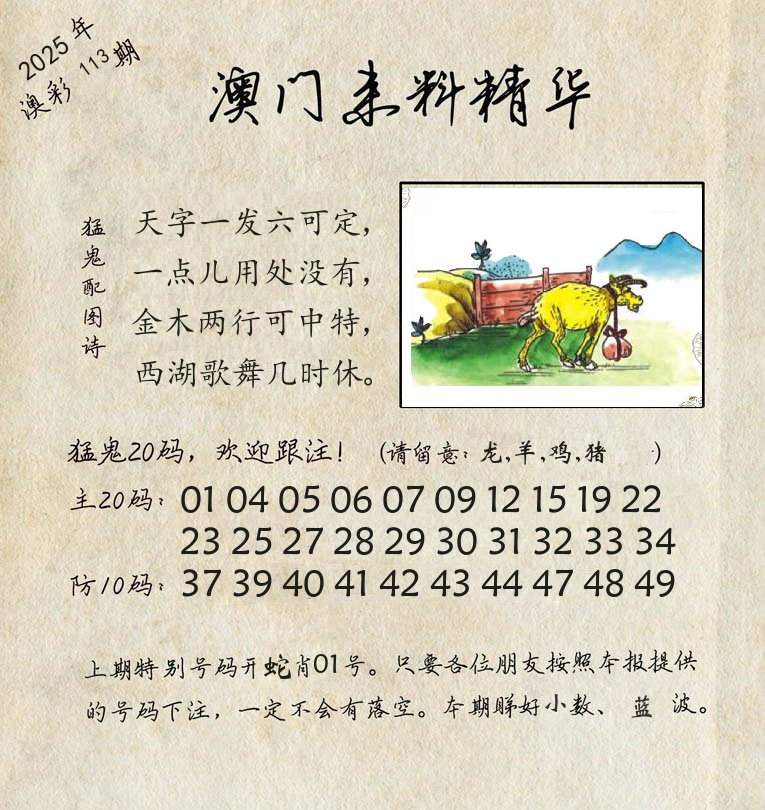 精华来料 第113期