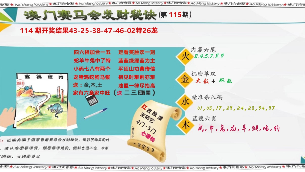 发财秘诀 第115期