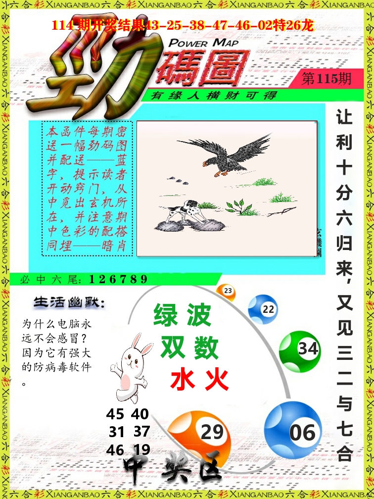 劲码图 第115期