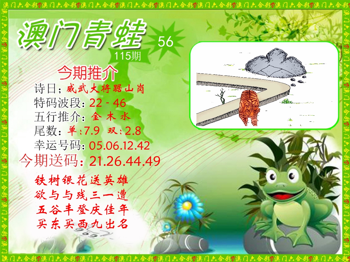 青蛙系列56 第115期