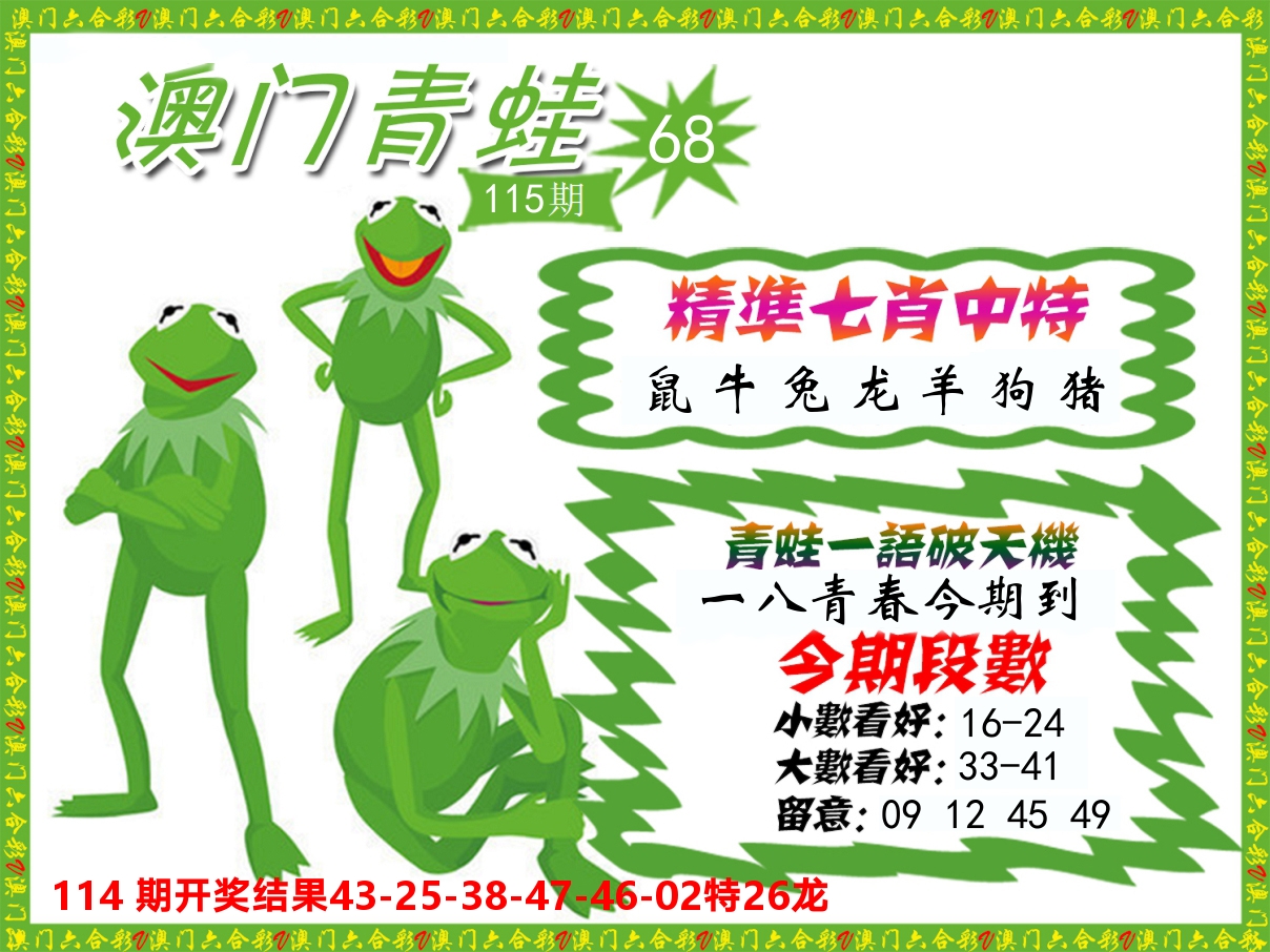 青蛙系列68 第115期