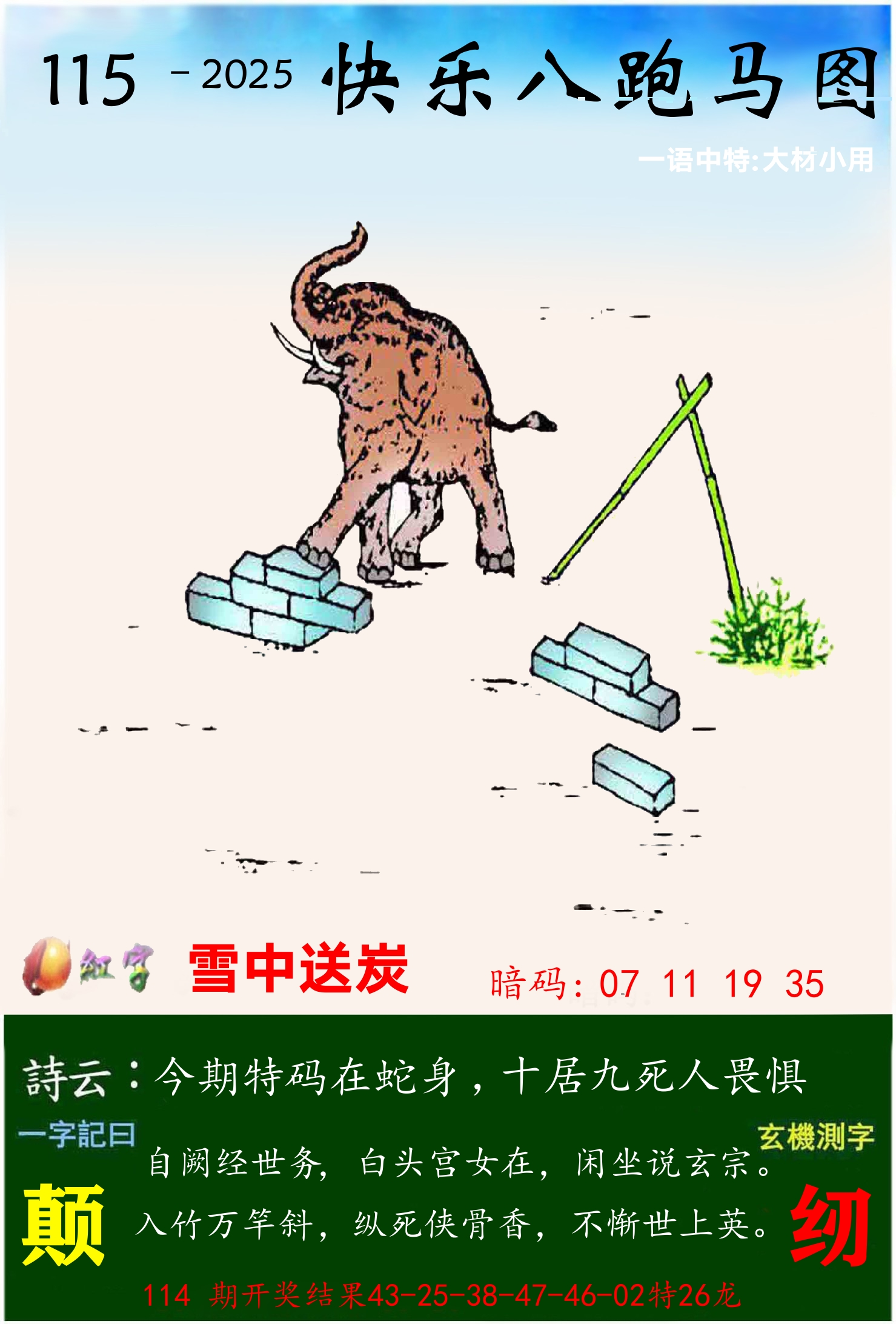 澳门跑马 第115期