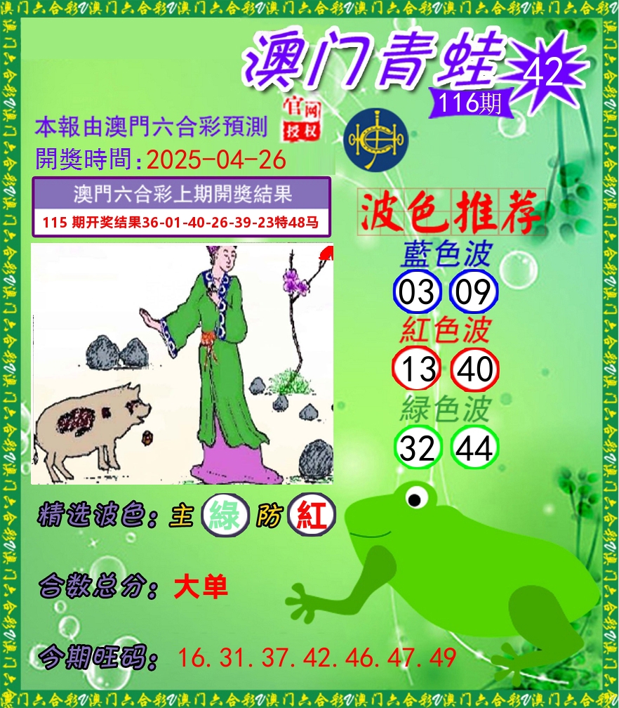 青蛙系列42 第116期
