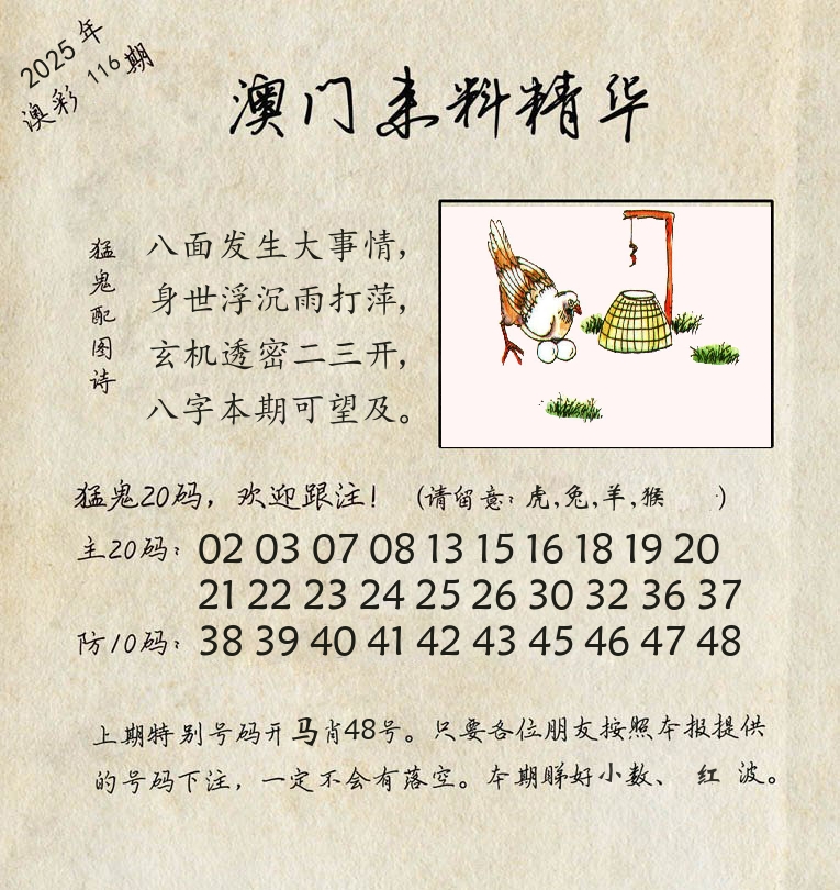 精华来料 第116期
