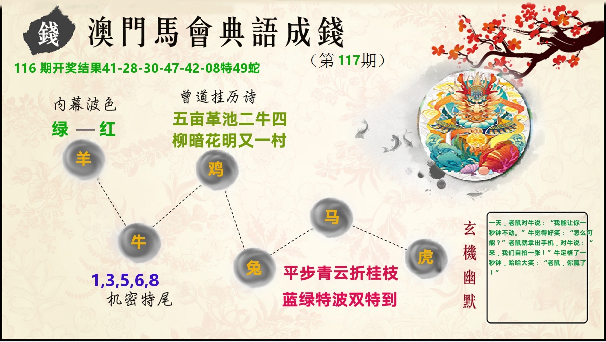 典语成钱 第117期