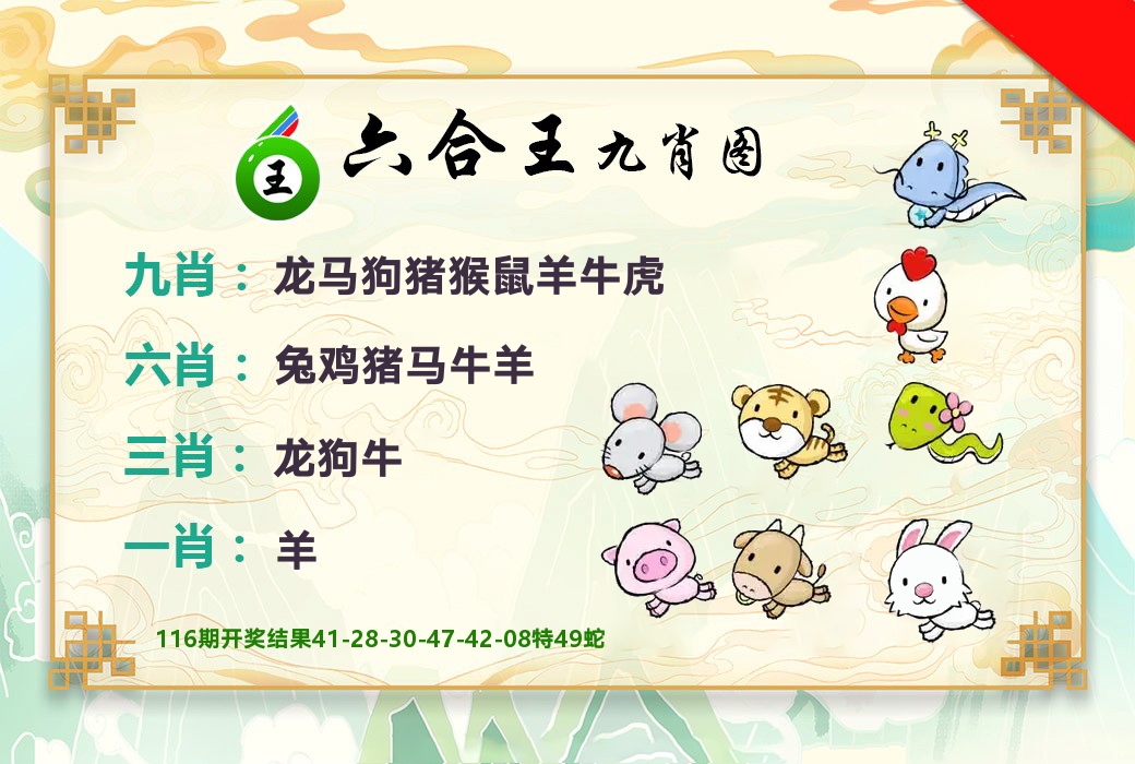 六合王九肖图 第117期