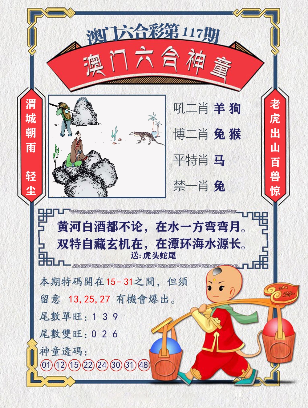 六合神童 第117期