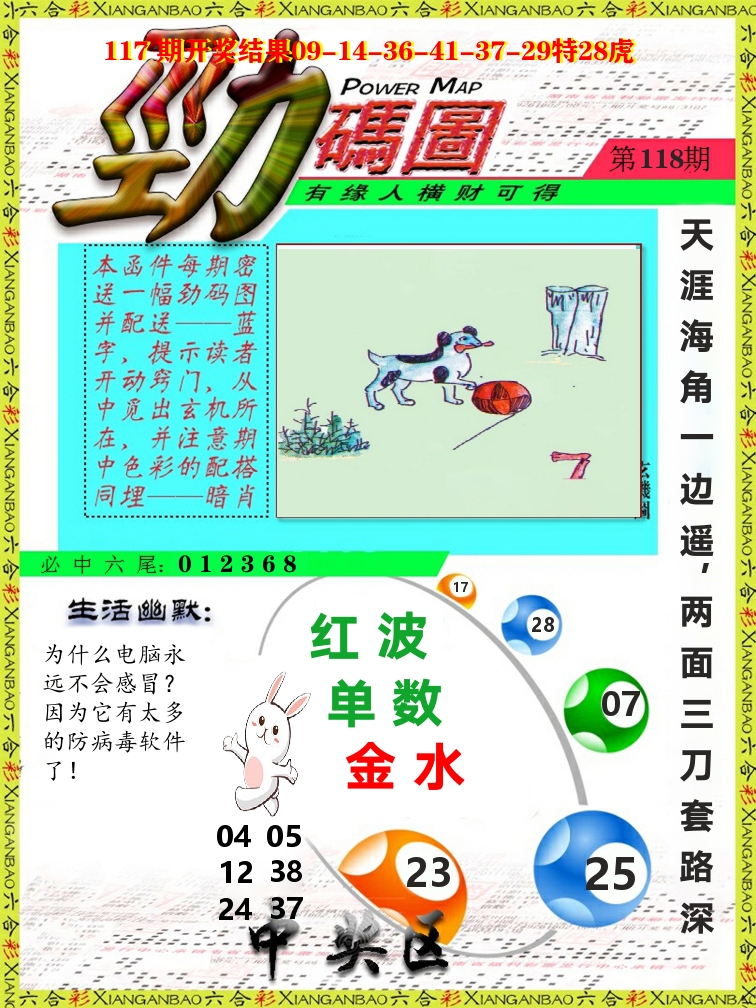 劲码图 第118期