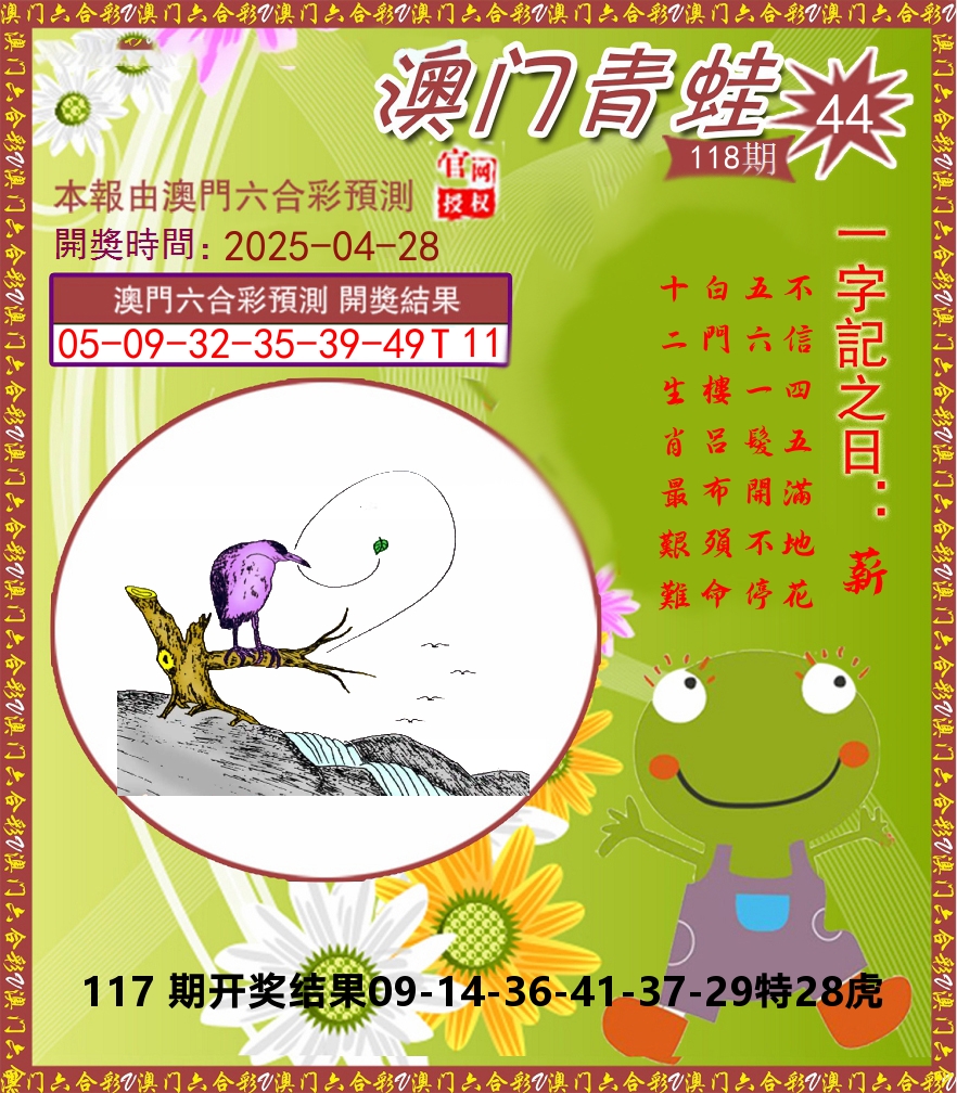 青蛙系列44 第118期
