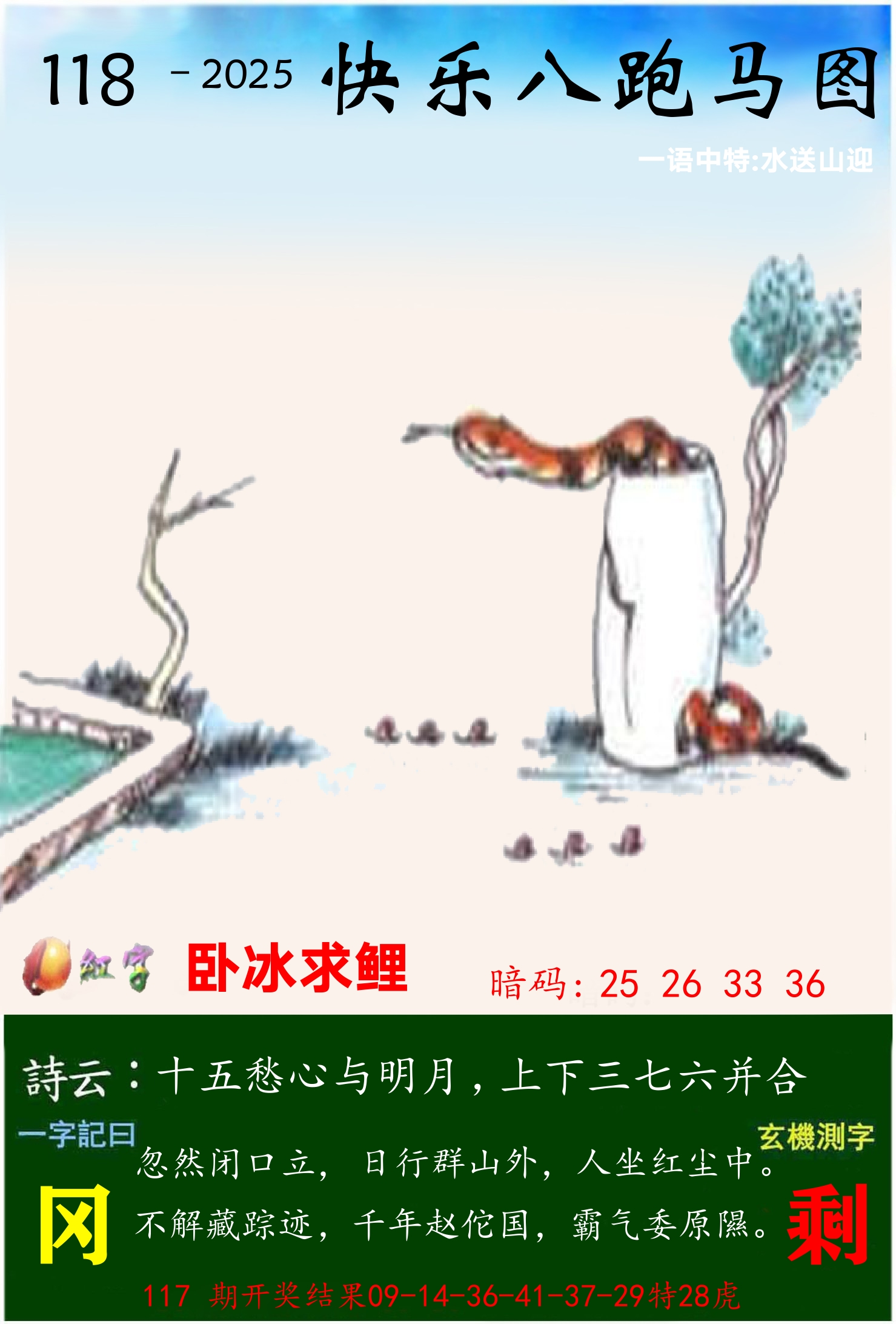 澳门跑马 第118期
