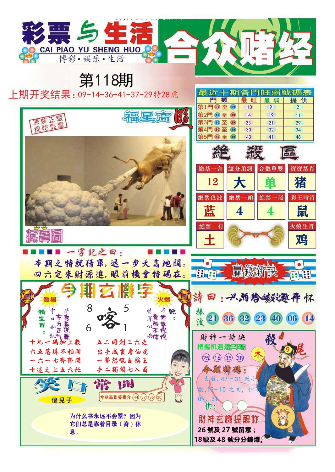 合众赌经 第118期