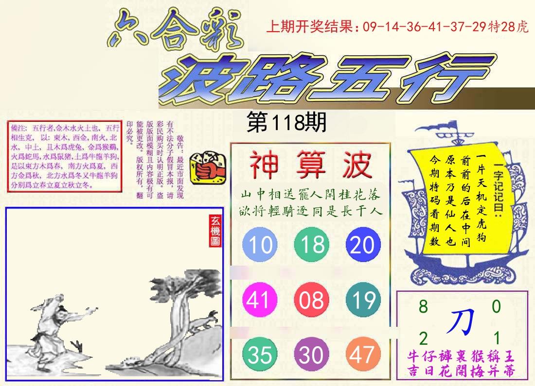 波路五行 第118期