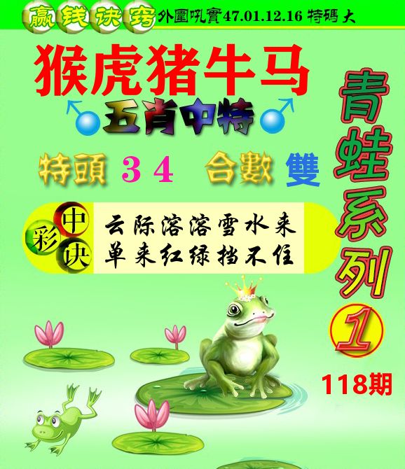 青蛙彩图 第118期