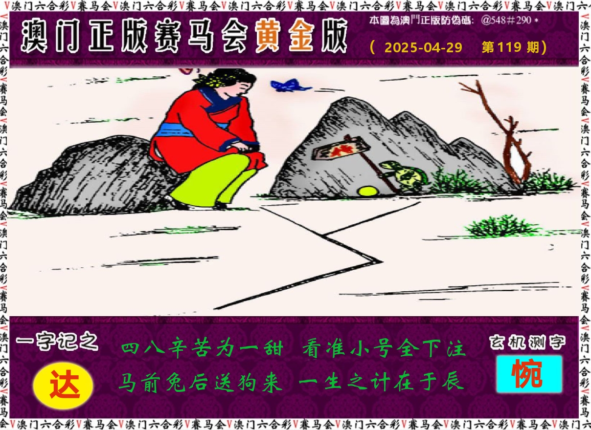 赛马会黄金版 第119期