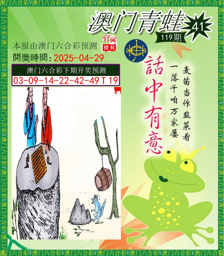青蛙系列43 第119期
