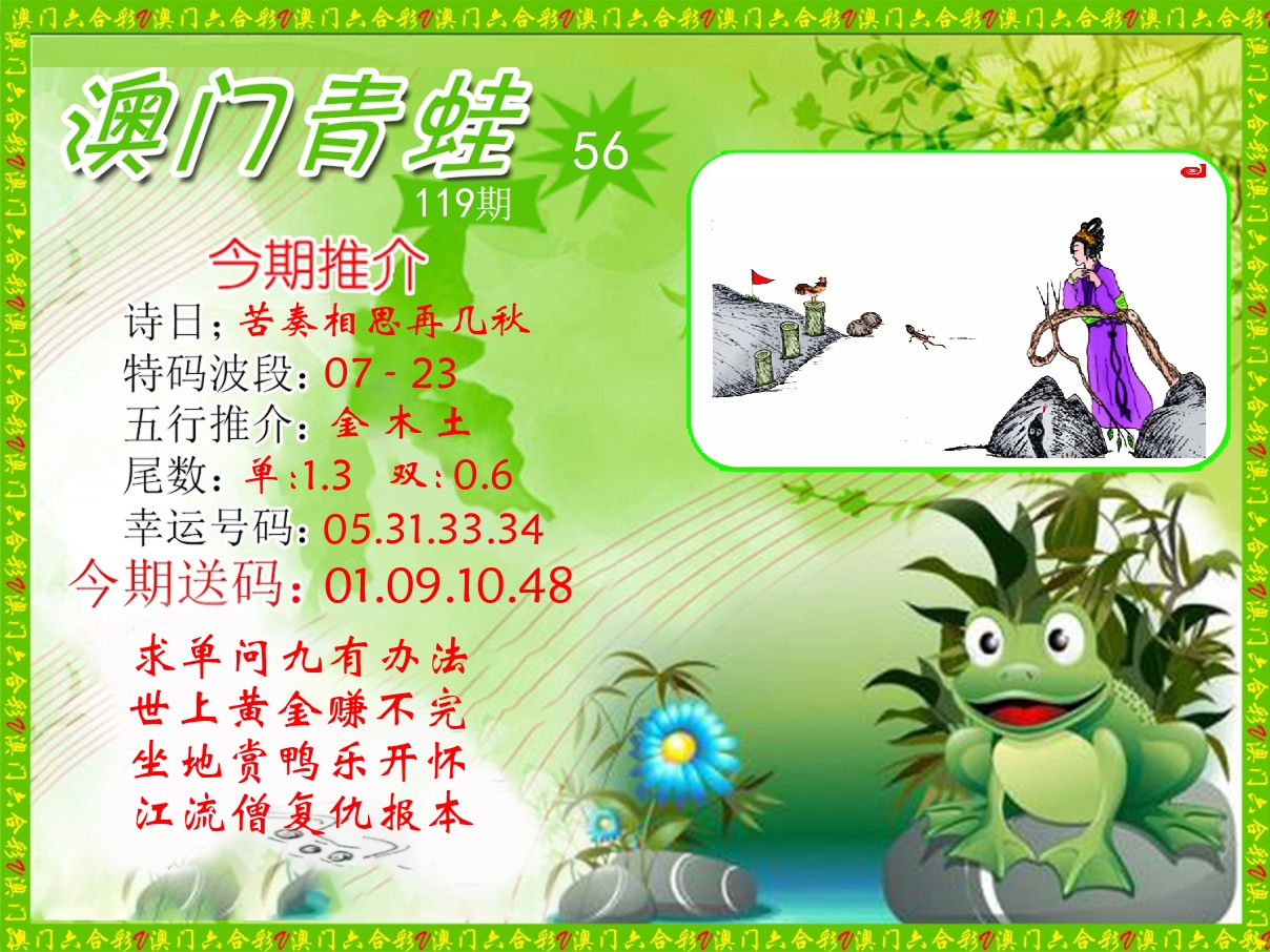 青蛙系列56 第119期