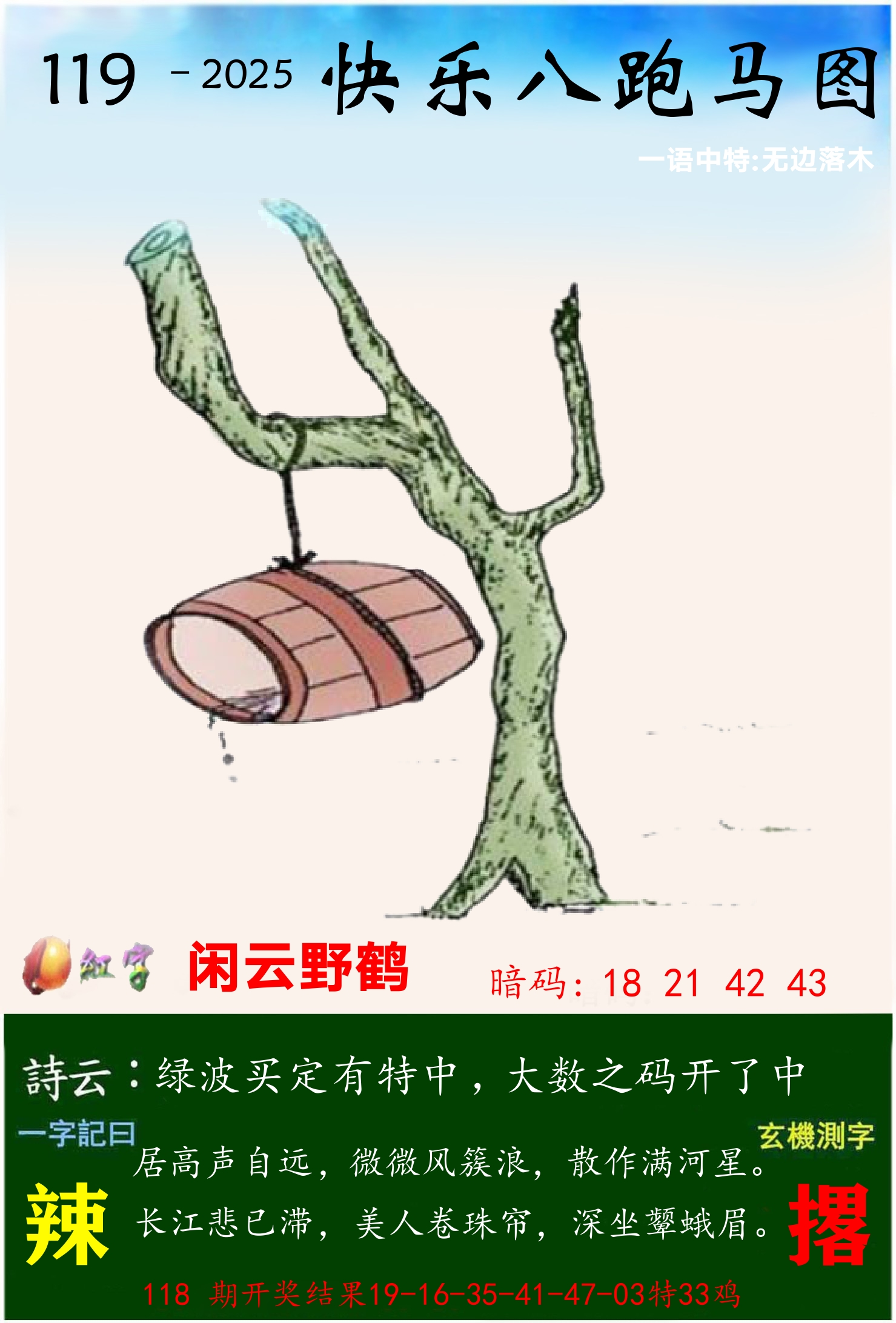 澳门跑马 第119期