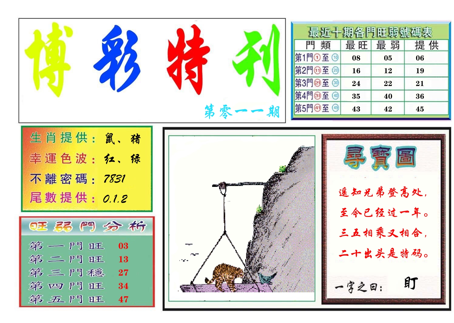 博彩特刊 第12期