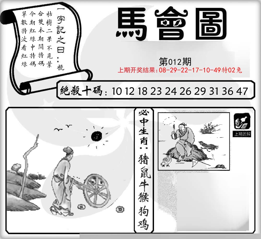 马会图 第12期