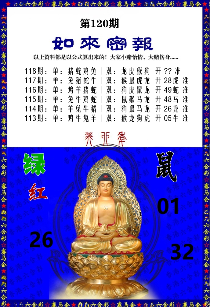 如来密报 第120期