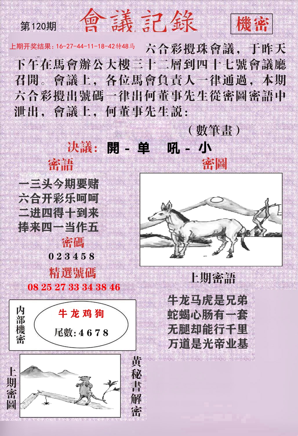 会议记录 第120期