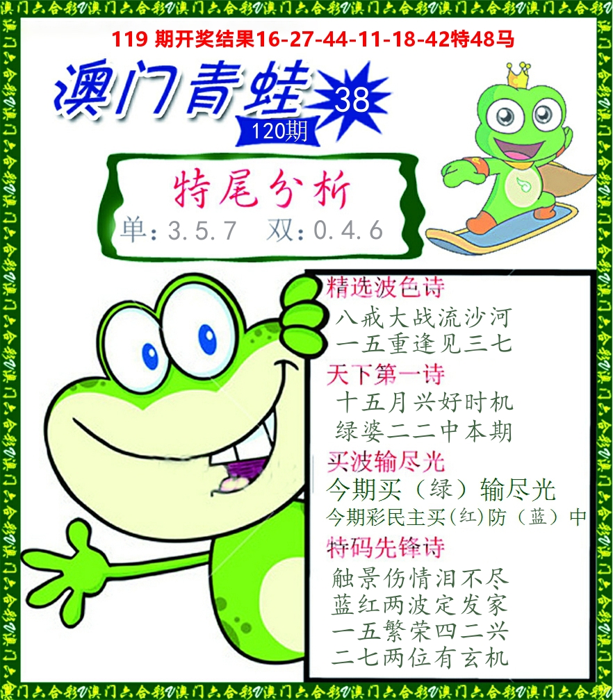 青蛙系列38 第120期