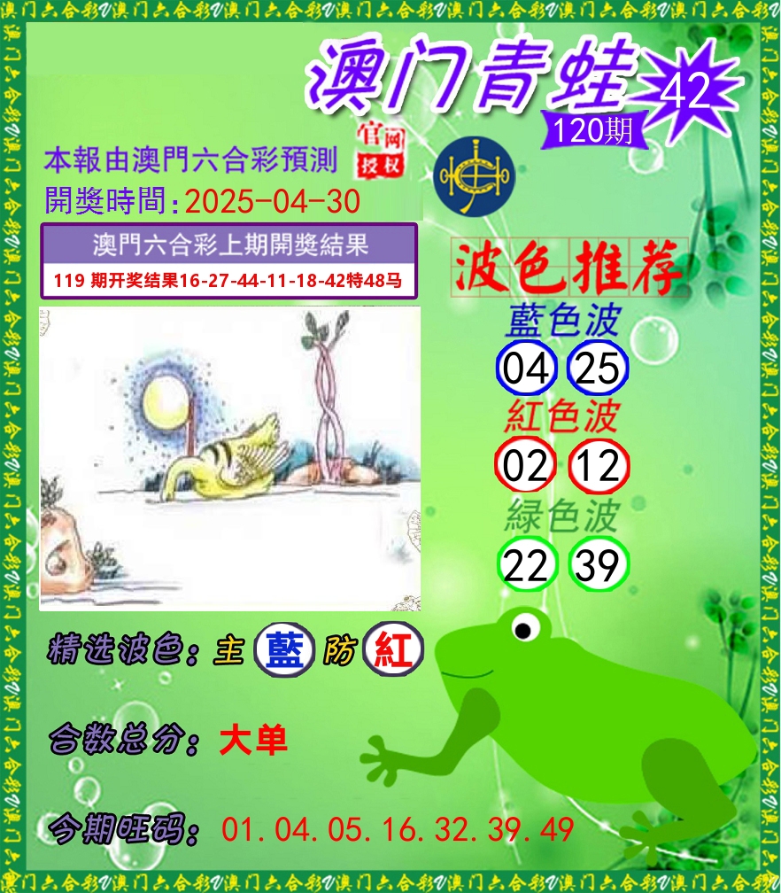 青蛙系列42 第120期