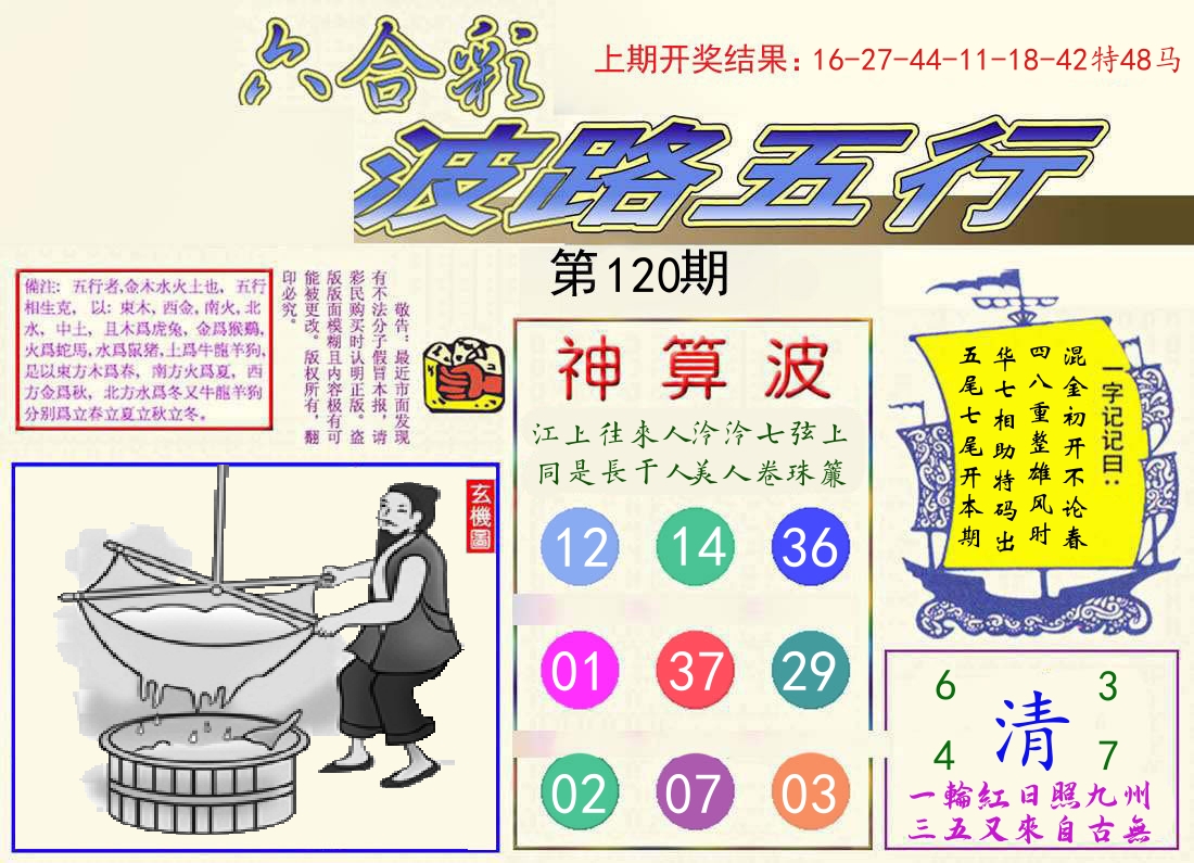波路五行 第120期