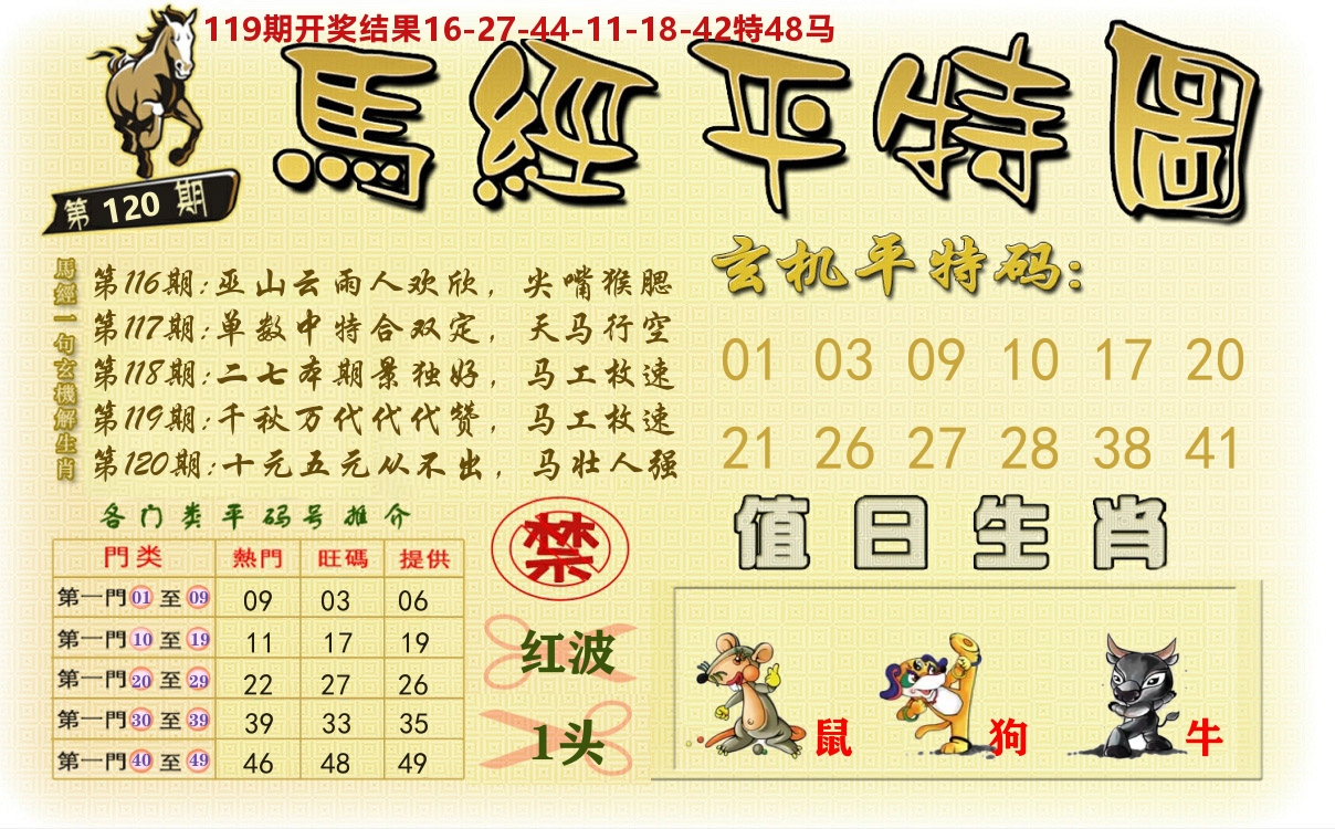 澳门平特图 第120期