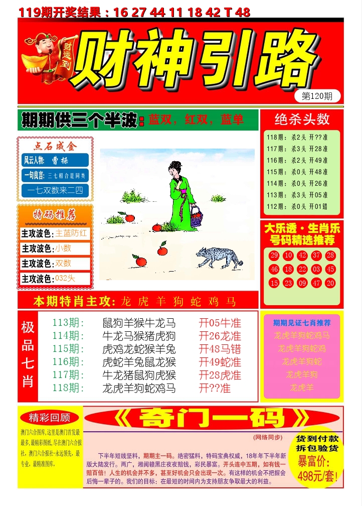 财神引路 第120期