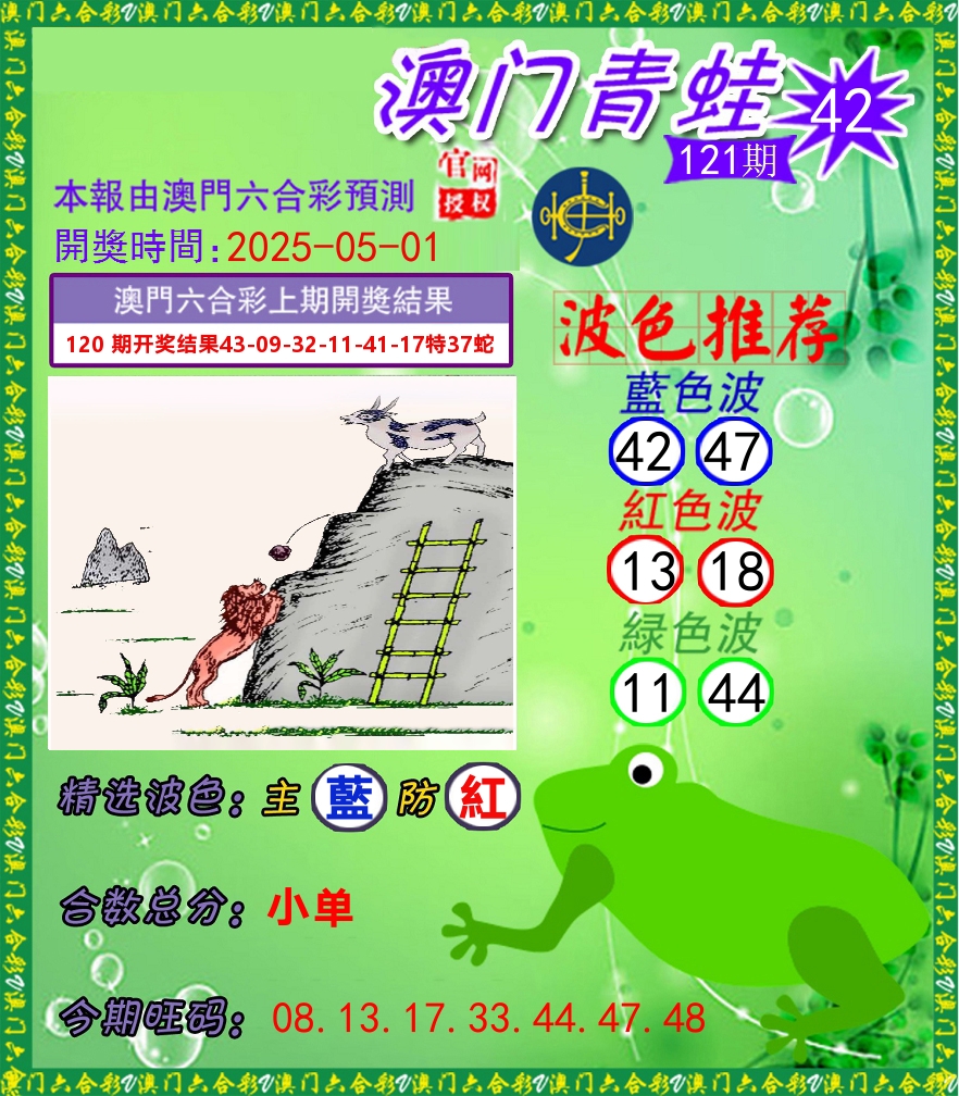 青蛙系列42 第121期