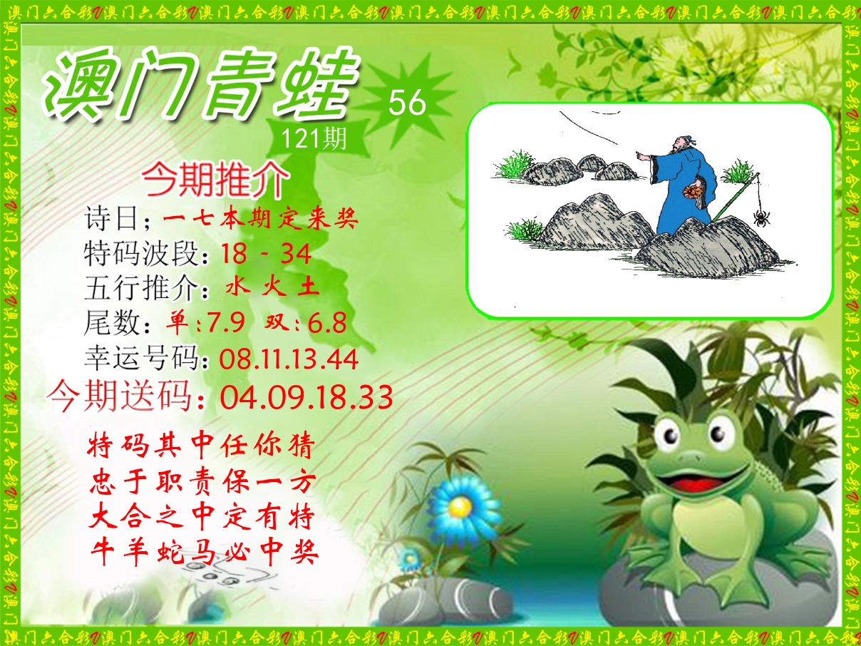 青蛙系列56 第121期