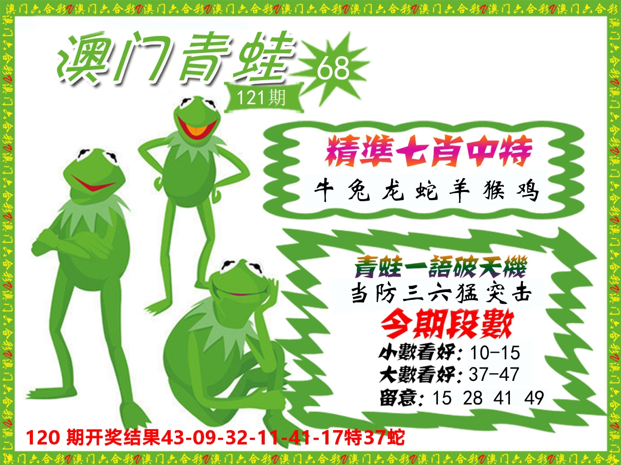 青蛙系列68 第121期