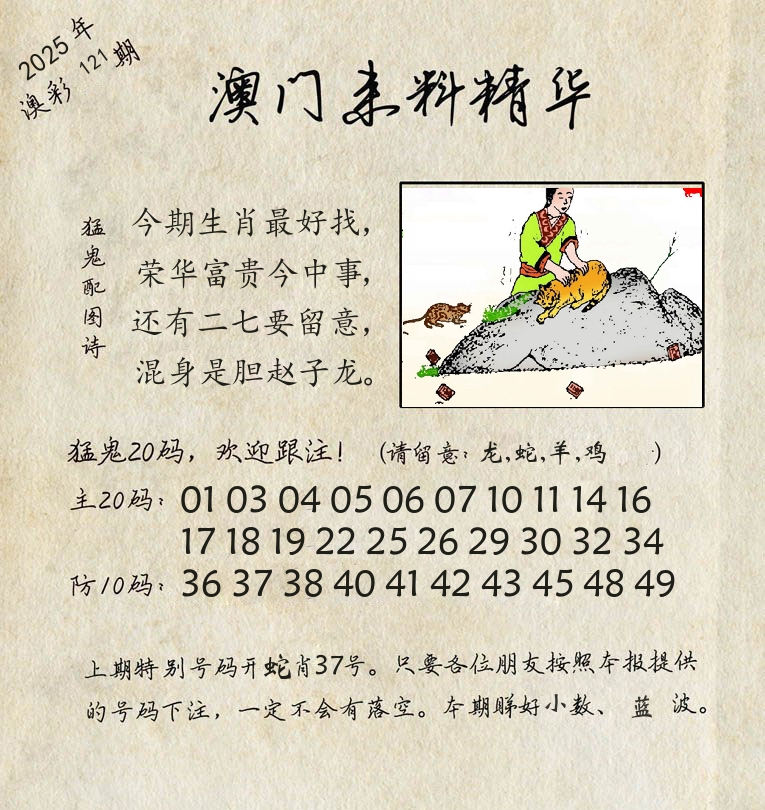 精华来料 第121期