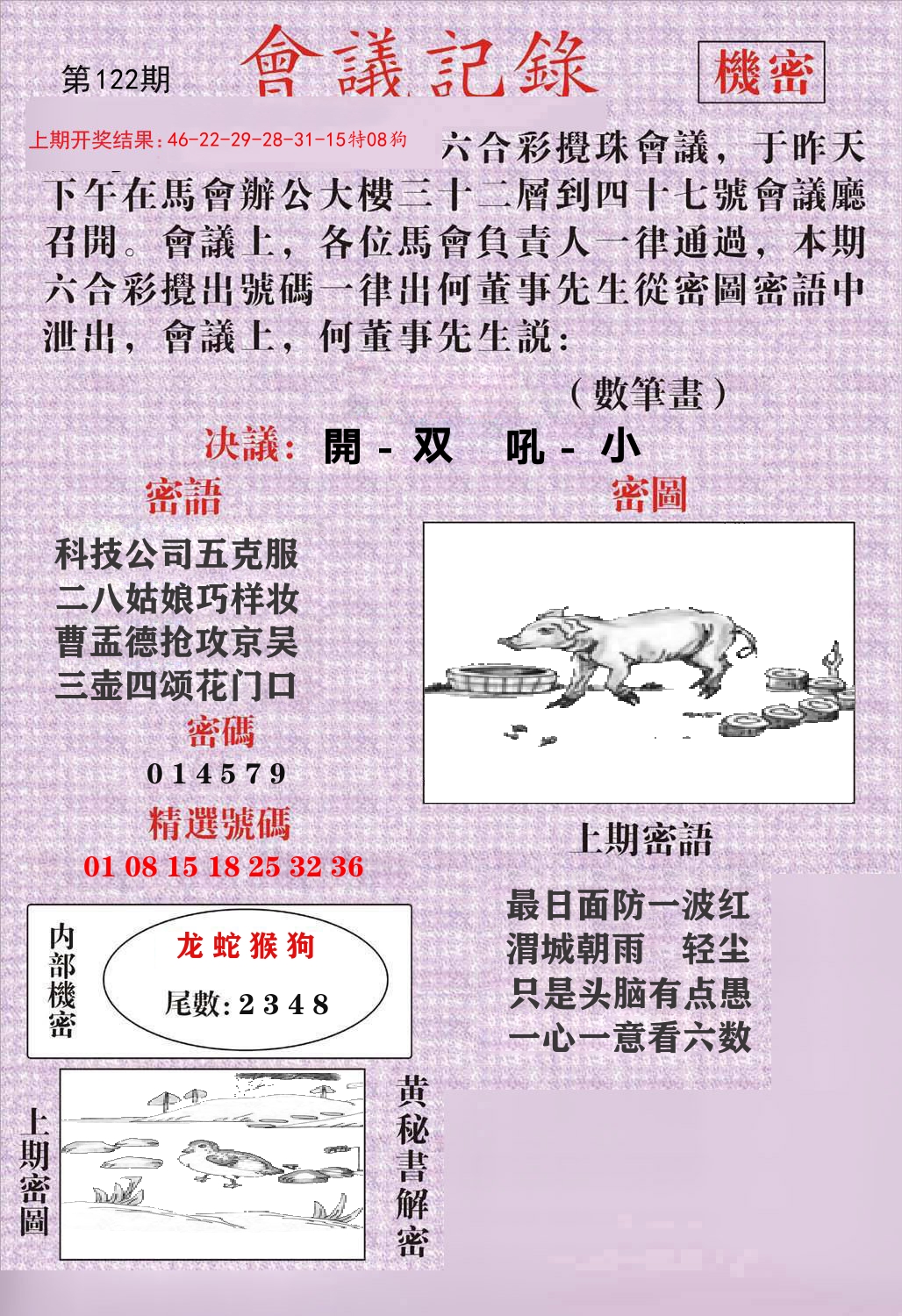 会议记录 第122期