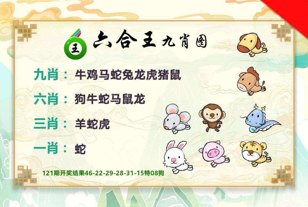 六合王九肖图 第122期