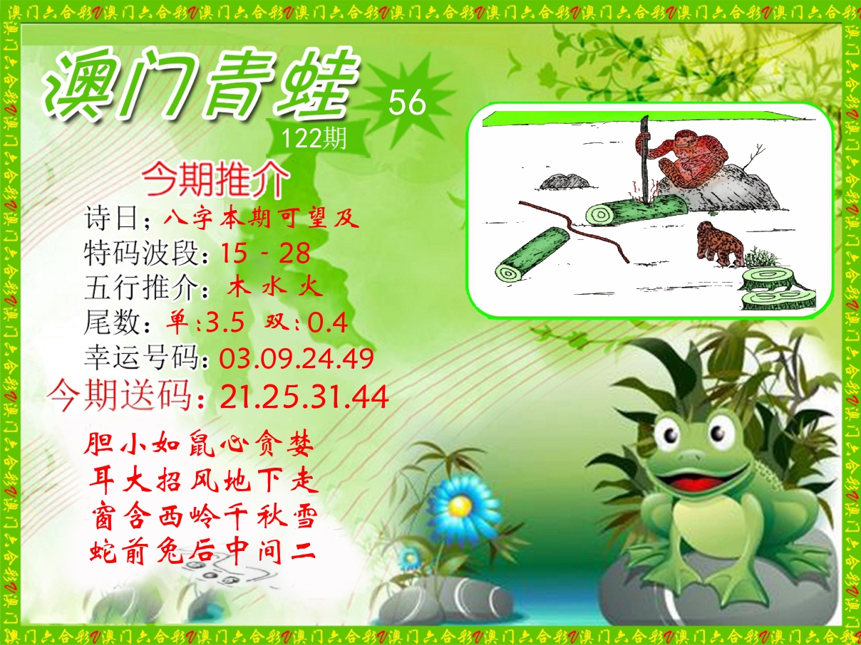 青蛙系列56 第122期