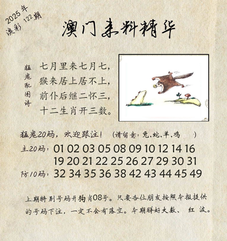 精华来料 第122期