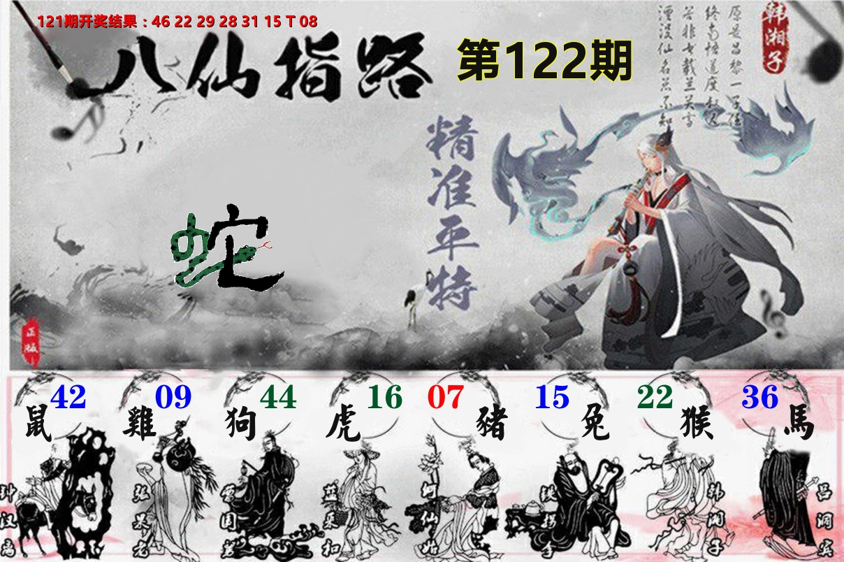八仙指路 第122期