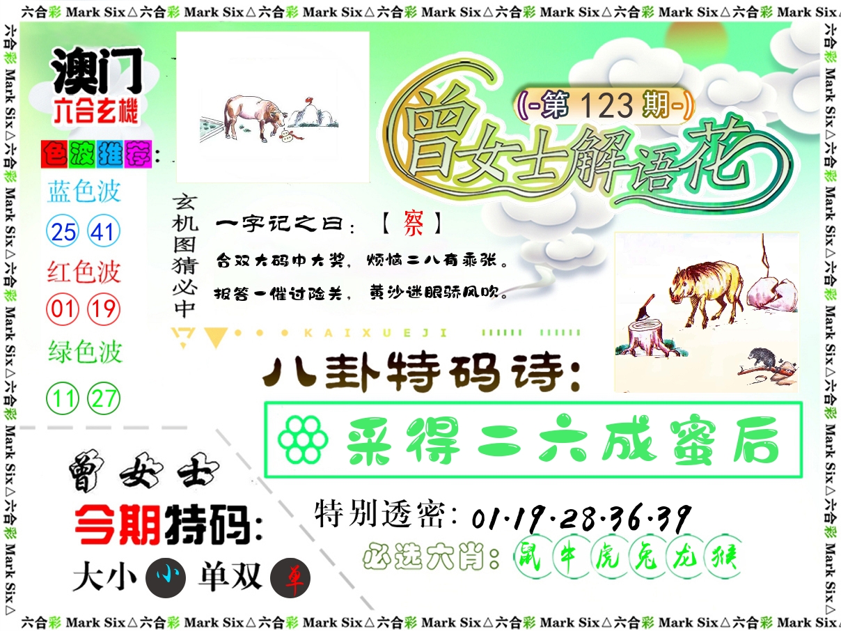曾女士解语花 第123期