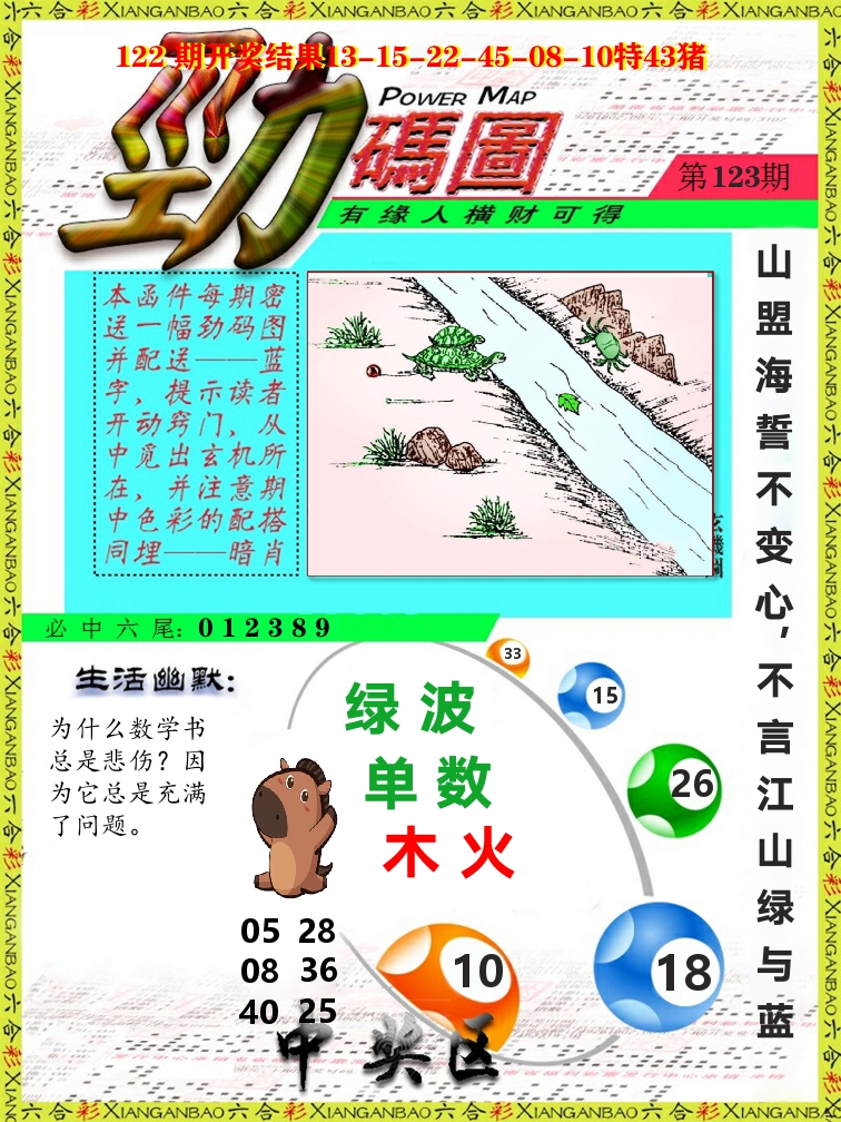 劲码图 第123期