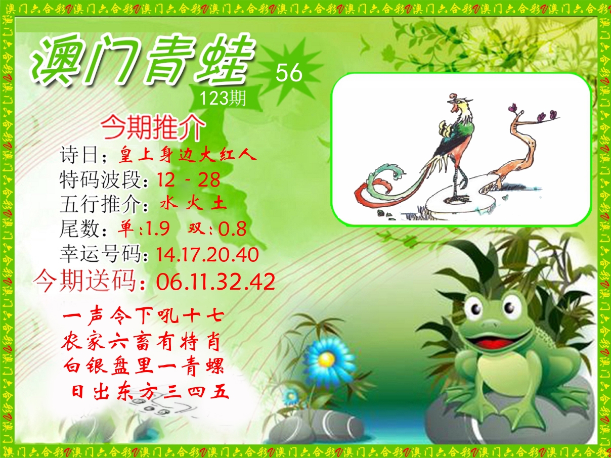 青蛙系列56 第123期