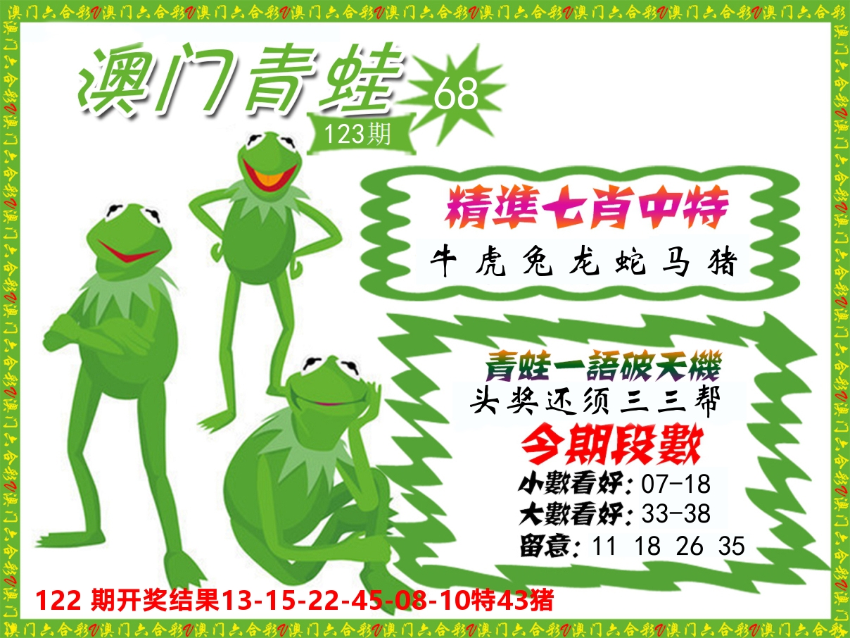 青蛙系列68 第123期