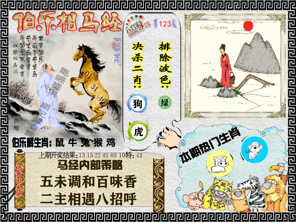 伯乐相马经 第123期